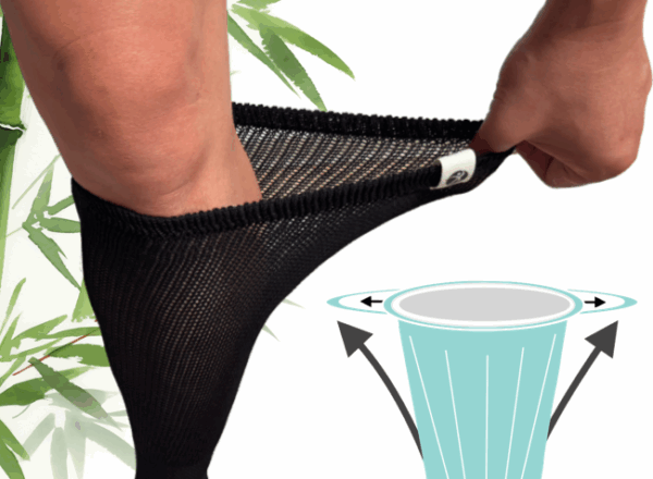 Superstretchig diabetesstrumpor