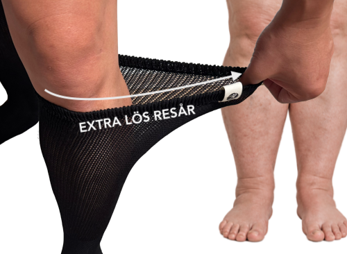 Strumpor - extra lös resår