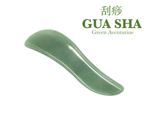 Green Aveturine Gua sha S-form