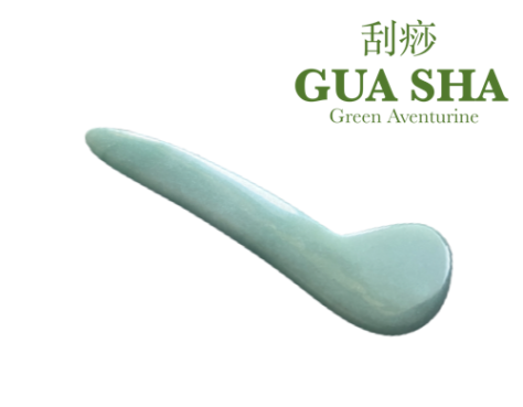 Green Aventurine Gua sha-sked