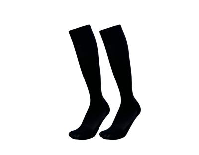 Stödstrumpor Lycra Svart