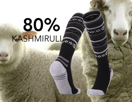 Kashmirullstrumpor vandring