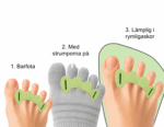 Ortopedisk tåseparerare – Stödjer och korrigerar tårna vid hallux valgus - Bild 2