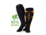 Breda stödstrumpor bambu