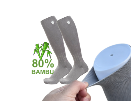 Resårfria stödstrumpor bambu