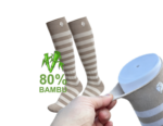 Resårfria stödstrumpor bambu
