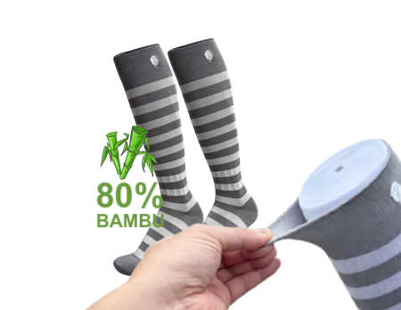 Resårfria stödstrumpor bambu